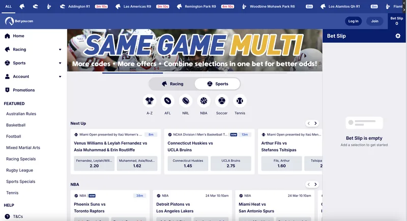 Bet you can desktop view