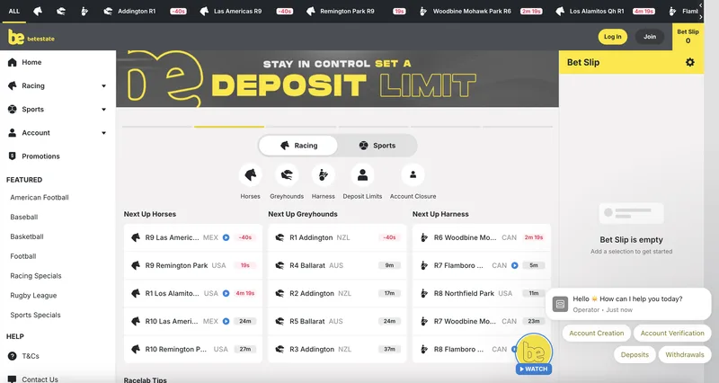 betestate desktop view