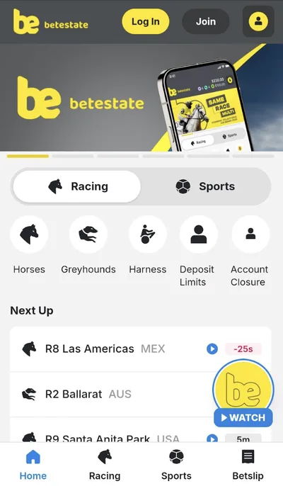 betestate mobile view