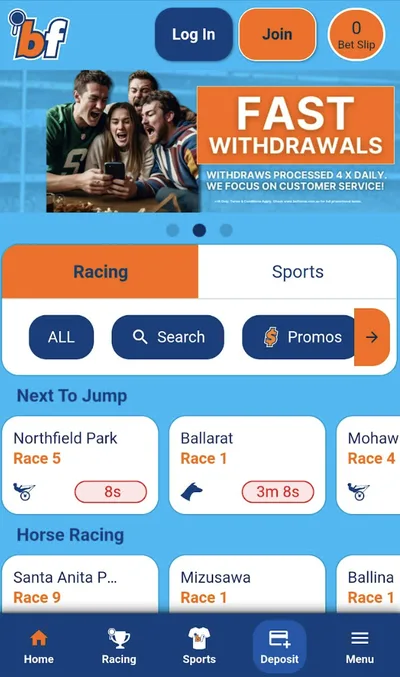 Betfocus mobile view